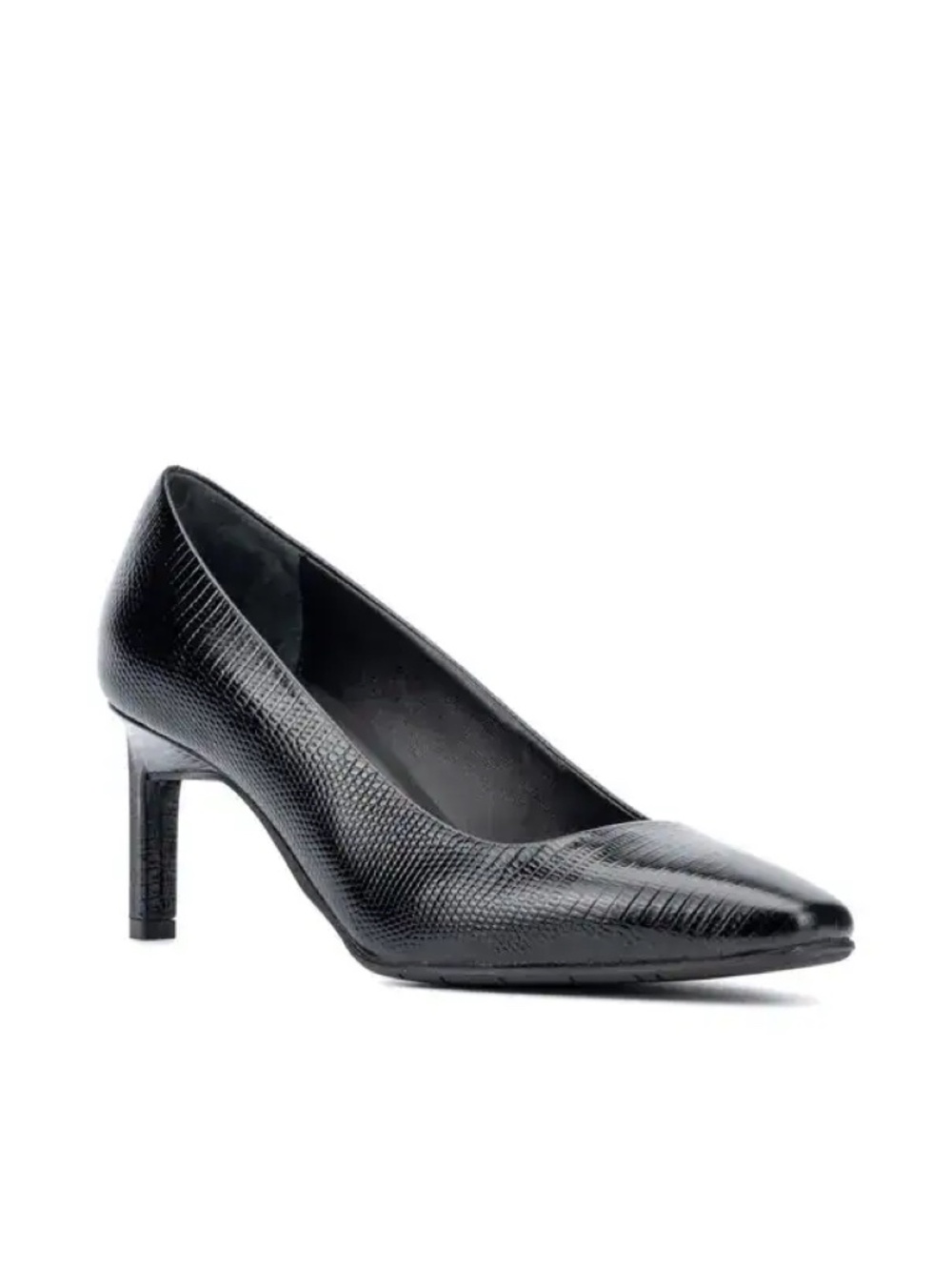 New Aquatalia Rylan Pump Black Leather Sz 10